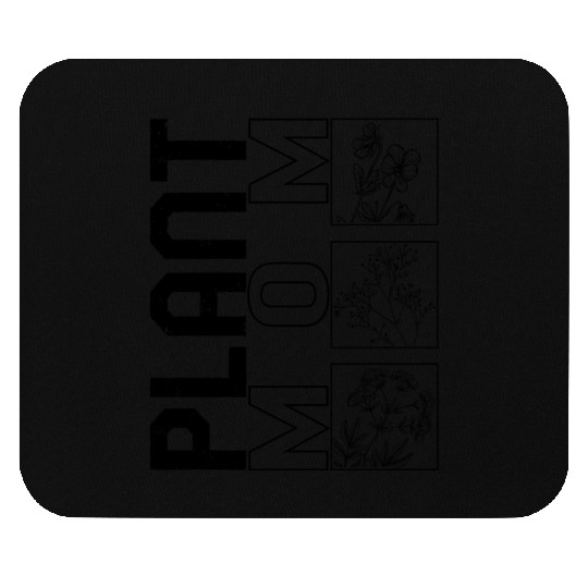 Mother Mouse Pads, Plant Mom Floral Botanist Mouse Pads,