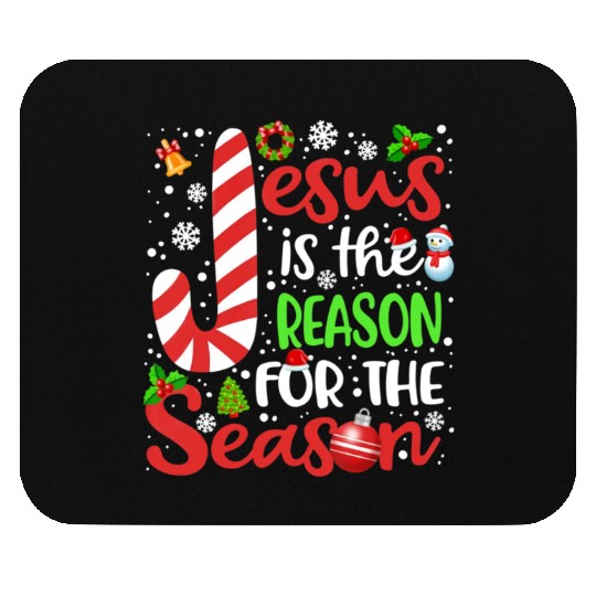 Jesus Is The Reason For The Season Christmas Mouse Pads
