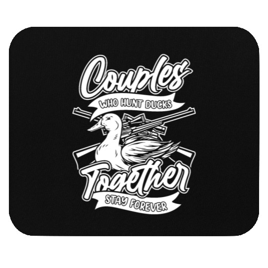 Duck Hunting Couples Mouse Pads