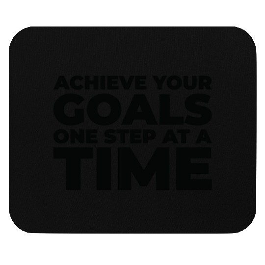 Goal Typography Life Quotes Positive Message Mouse Pads