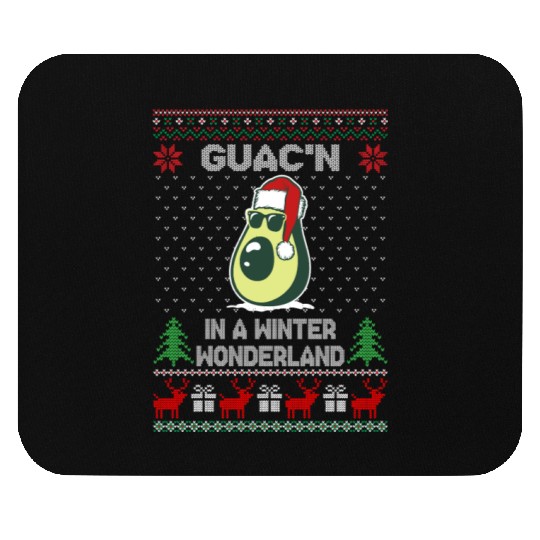 Guac'n In A Winter Wonderland Funny Christmas Mouse Pads