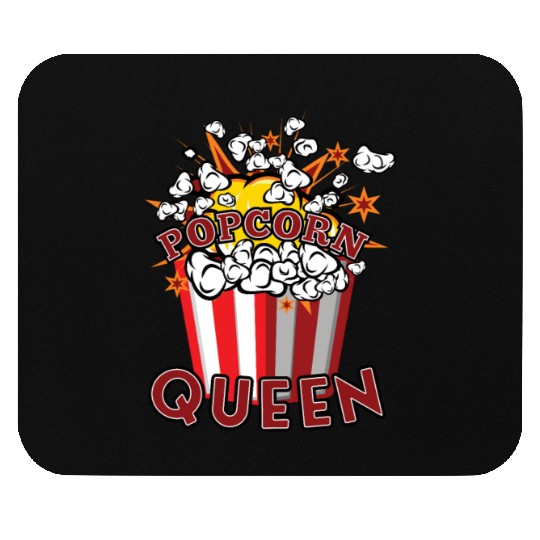 Movie Watching Cinema Popcorn Binge Watching Mouse Pads