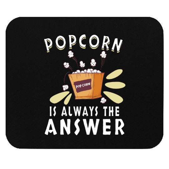 Movie Watching Cinema Popcorn Binge Watching Mouse Pads