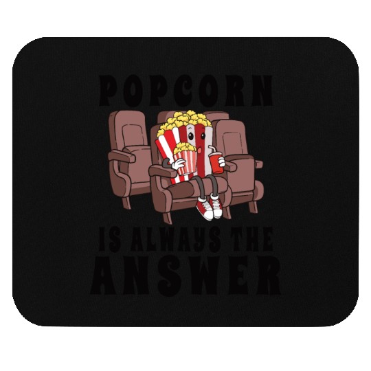 Movie Watching Cinema Popcorn Binge Watching Mouse Pads