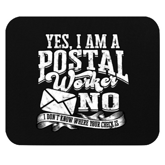 Mail Men Mail Carrier Postal Worker Postman Mouse Pads