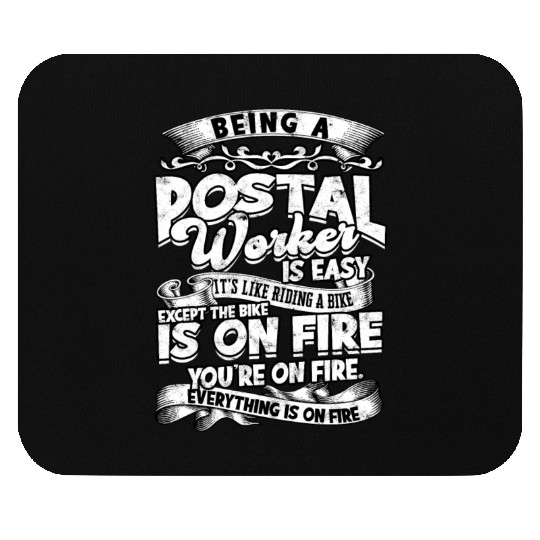 Mail Men Mail Carrier Postal Worker Postman Mouse Pads