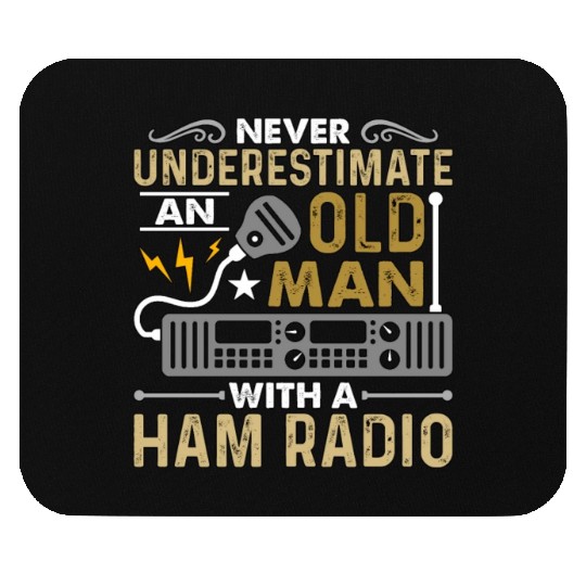 Ham Radio Never Underestimate An Old Amateur Radio Mouse Pads
