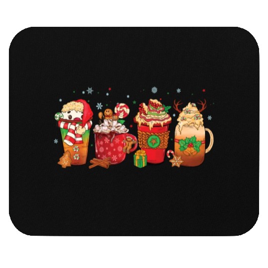 Hot Chocolate Cup Peppermint Mocha Mouse Pads