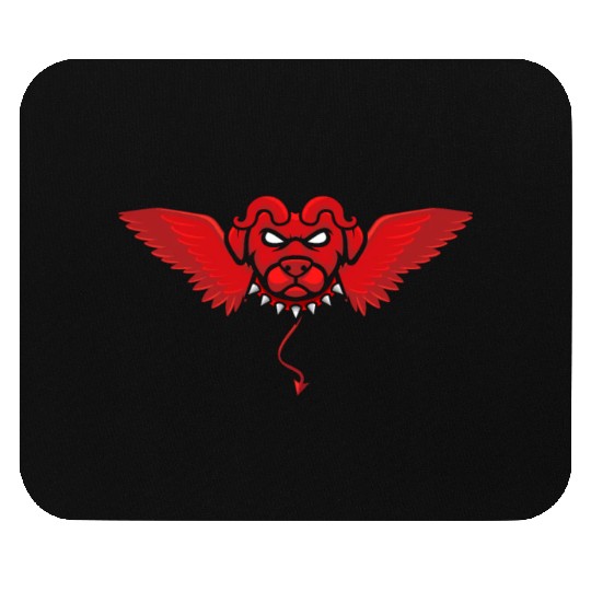 Devil dog Mouse Pads