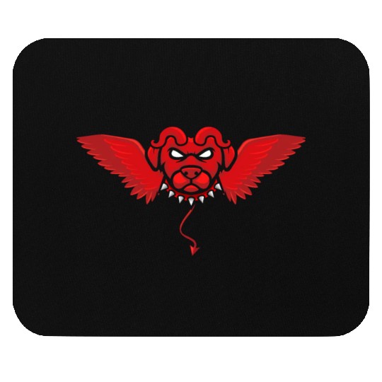Devil dog Mouse Pads