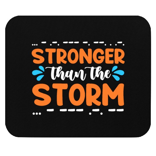 Ham Radio Stronger Than The Storm Radio Operator Mouse Pads