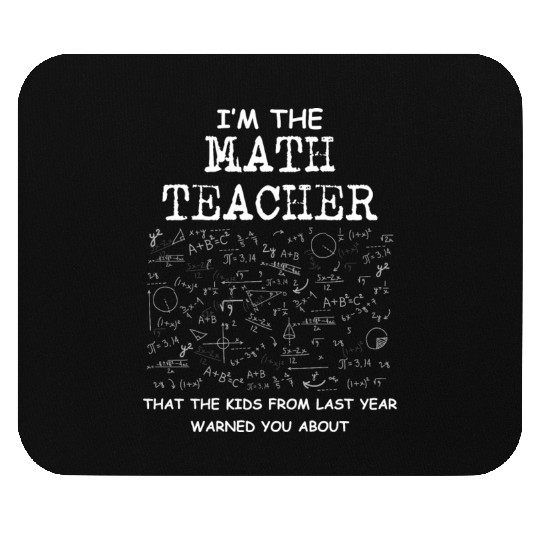 Math Teacher Unicorn Mouse Pads