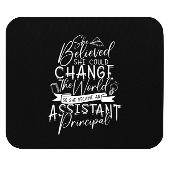 Assistant Principal Back School Teacher Principal Mouse Pads