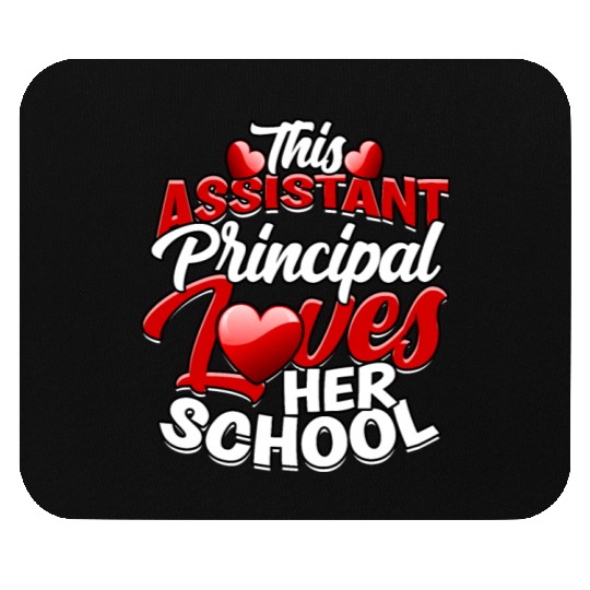 Assistant Principal Back School Teacher Principal Mouse Pads