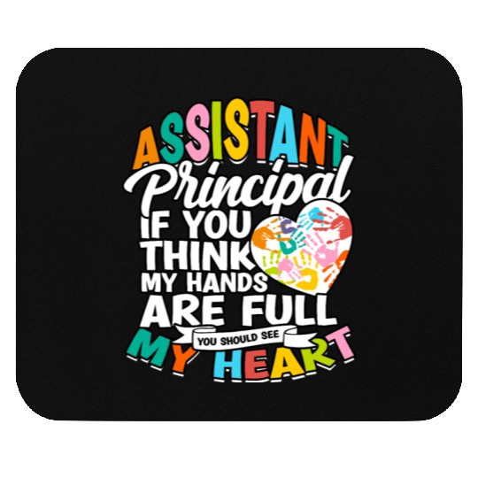 Assistant Principal Back School Teacher Principal Mouse Pads