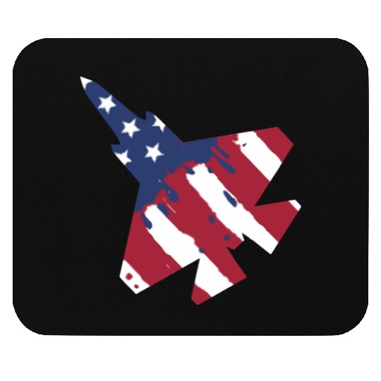 F-35 Lightning Military American Painted Flag Jet Mouse Pads