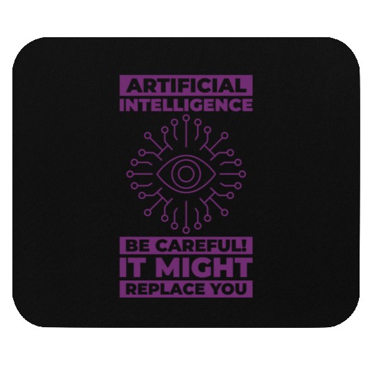 AI Machine Learning Computer Geek Technology Robot Mouse Pads
