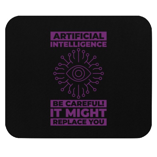 AI Machine Learning Computer Geek Technology Robot Mouse Pads