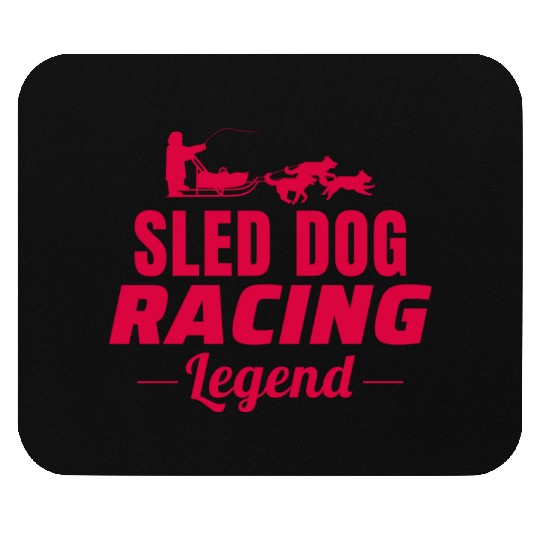 Husky Sledding Sled Dog Racing Alaskan Racers Mouse Pads