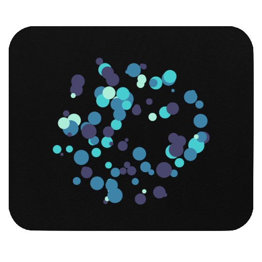 Abstract Circle Design Mouse Pads