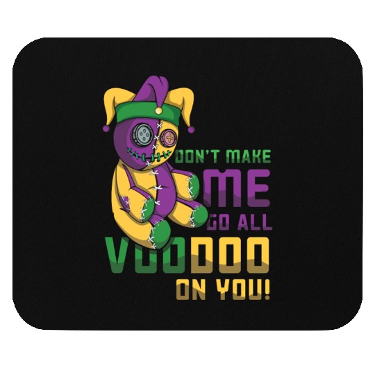 Witchcraft Doll Festival Parade Beads Mardi Gras Mouse Pads