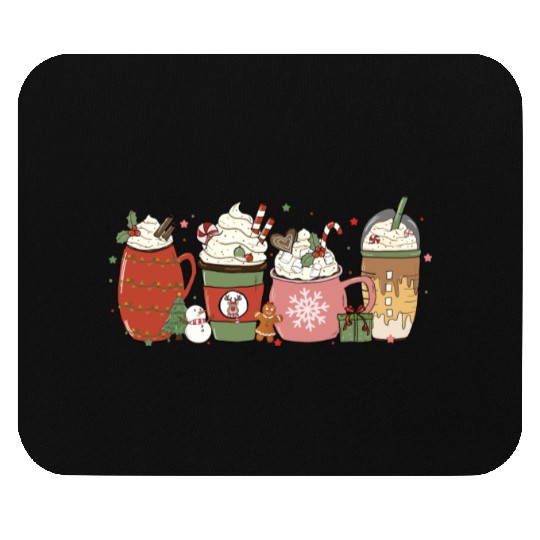 Hot Chocolate Cup Peppermint Mocha Mouse Pads
