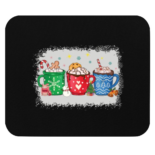 Christmas Hot Chocolate Peppermint Mocha Mouse Pads