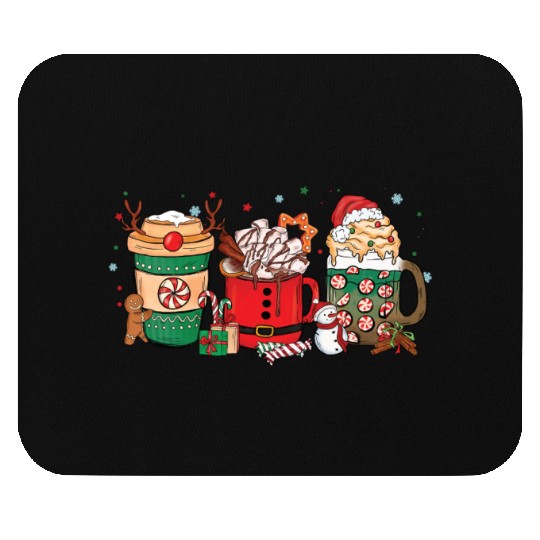 Christmas Hot Chocolate Cup Mouse Pads
