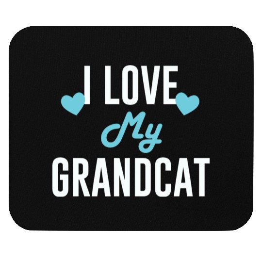 I Love My Grandcat | Cat Lovers Mouse Pads