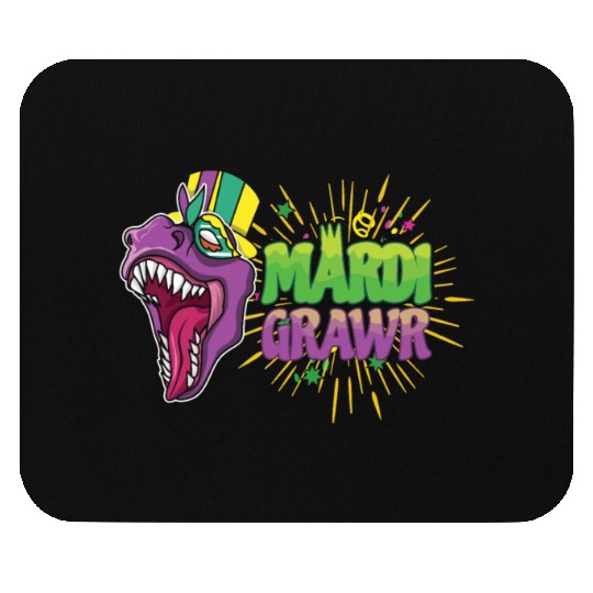 Raptor Festival Parade Beads 2023 Mardi Gras Mouse Pads