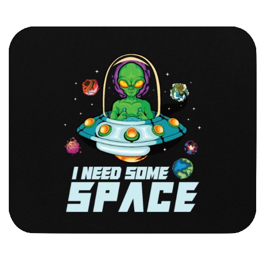 Alien Extraterrestrial Area 51 UFO Space Geek Gift Mouse Pads