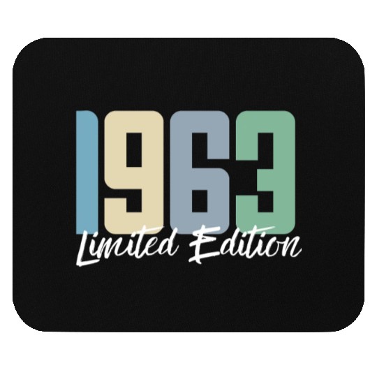 60 Years Vintage 1963 Retro 60th Birthday Mouse Pads