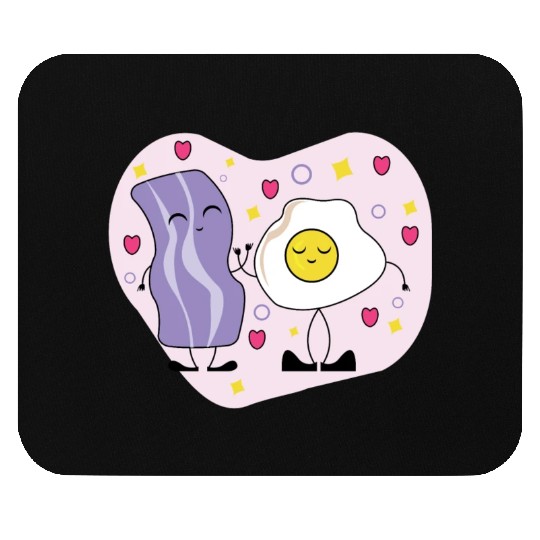 Breakfast Buddies for Bacon Eggs Lover Mouse Pads