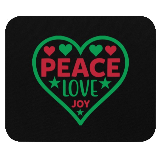 Peace Love Joy Mouse Pads