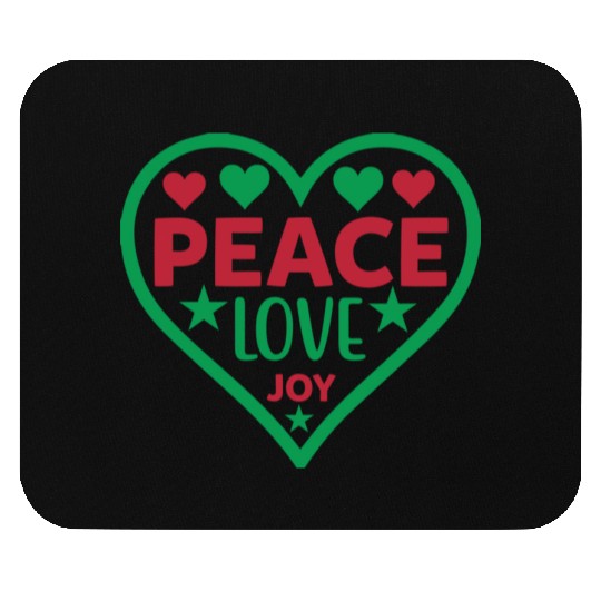 Peace Love Joy Mouse Pads