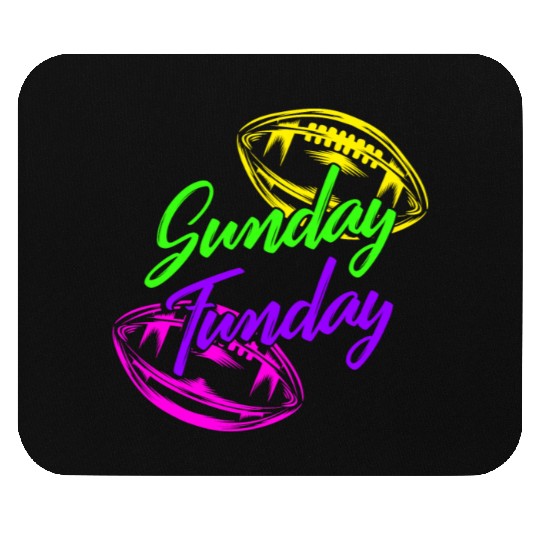 Football Mouse Pads, Sunday Fun Day Football Game Day
