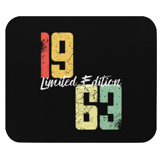 60 Years Vintage 1963 Retro 60th Birthday Mouse Pads