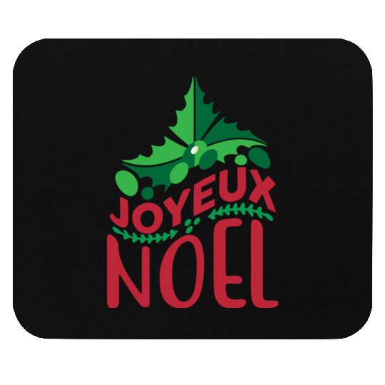 JOYEUX NOEL CRISTMAS FOR TYPOGRAPHY Mouse Pads