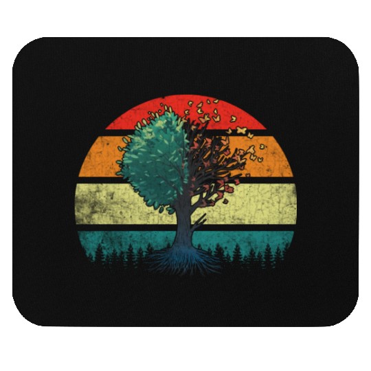 Butterfly Tree Beautiful Animal Butterflies Tree Mouse Pads