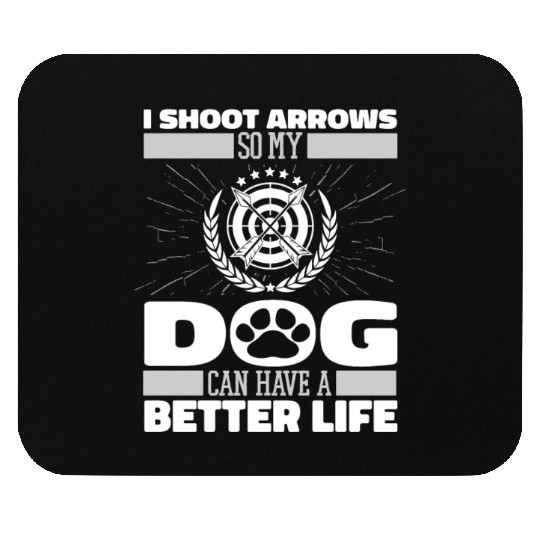 Archery Dog Mouse Pads