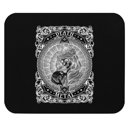 Goth Satan Rock Festivals Black Heavy Death Metal Mouse Pads
