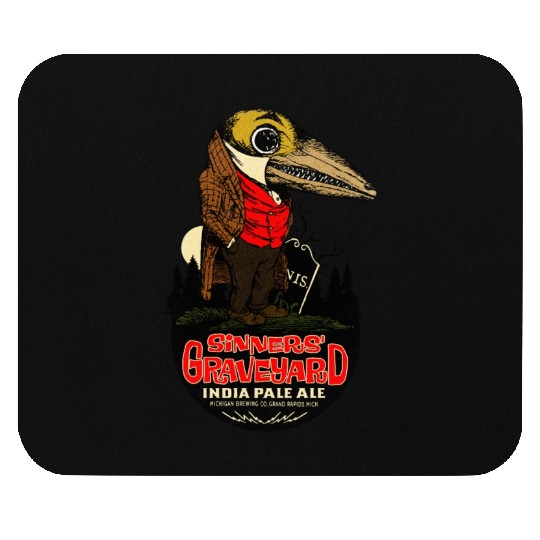 Vintage Scary Pale Ale Mouse Pads