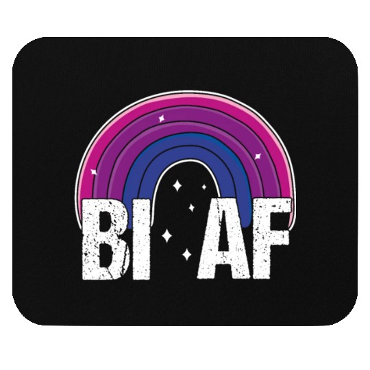 Bi AF Bisexual Pride Flag Rainbow Mouse Pads