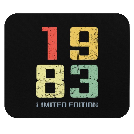 40 Years Vintage 1983 Retro 40th Birthday Mouse Pads