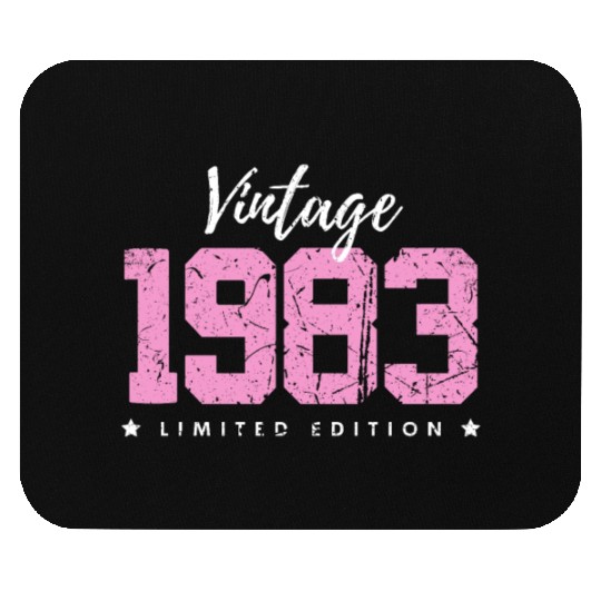 40 Years Vintage 1983 Retro 40th Birthday Mouse Pads