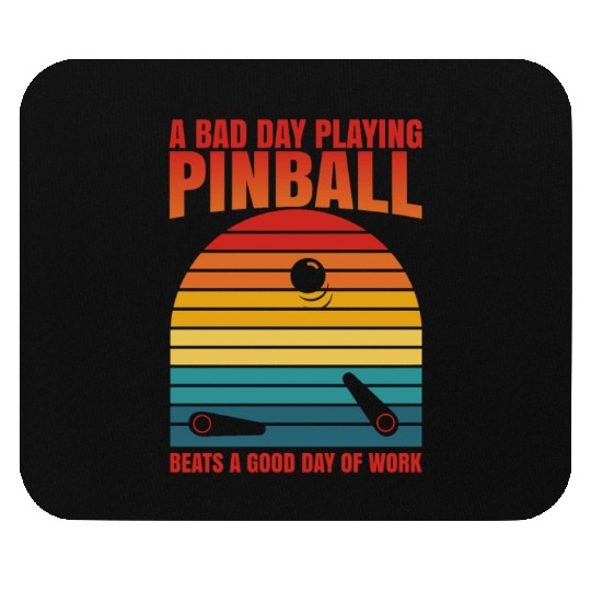 Retro Pinball Beats Work Arcade Machine Mouse Pads