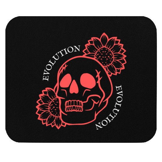 Skull Evolution Mouse Pads