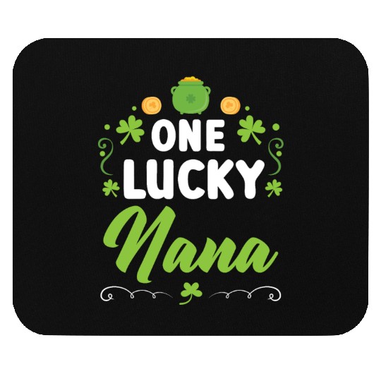One Lucky Nana Grandma Granny St. Patricks Day Mouse Pads