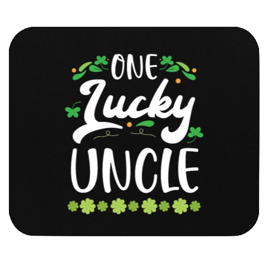 One Lucky Uncle Irish Shenanigan St. Patricks Day Mouse Pads
