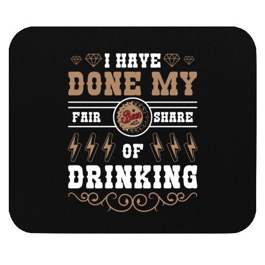 Alcohol Withdrawal Drunkards Non-Alcoholic Beer Mouse Pads